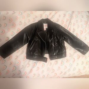 Toddler leather jacket